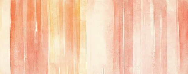 Fototapeta premium Watercolor pastel striped background, abstract art