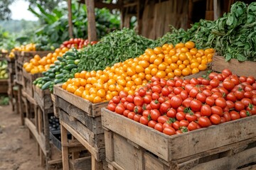 Fresh Produce at an African Market
