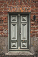 old door in a wall