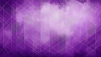 abstract purple background with faint shapes of triangles and low poly blocks and triangle pattern...