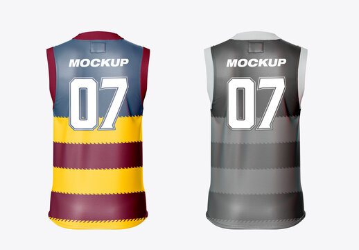 Aussie Rules Jersey Mockup