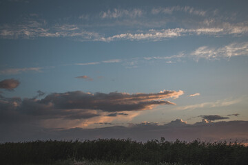 sunset clouds