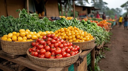 Fresh Produce at an African Market