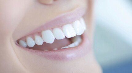 2409_477.happy patient with a bright smile sitting in a dental chair, surrounded by enthusiastic dental assistants as the dentist checks their teeth, showcasing the supportive team environment of a