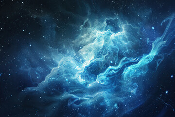 Fototapeta premium Astrological composition with empty starry sky for zodiac sign symbol