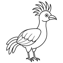 Discover the Hoatzin A Prehistoric Looking Bird with a Unique Vector Illustration
