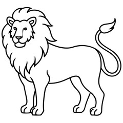 Stunning Vector Illustration of a Majestic Lion Head for Your Creative Projects
