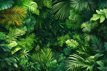 Green Jungle Landscape