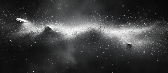 Obraz premium Cosmic Dust and Stars in the Night Sky