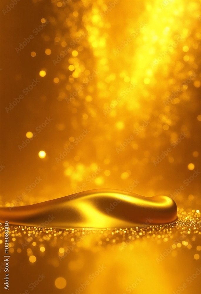 Canvas Prints Abstract luxury golden background. Mysterious beautiful shiny gold texture backdrop. 3D illustration