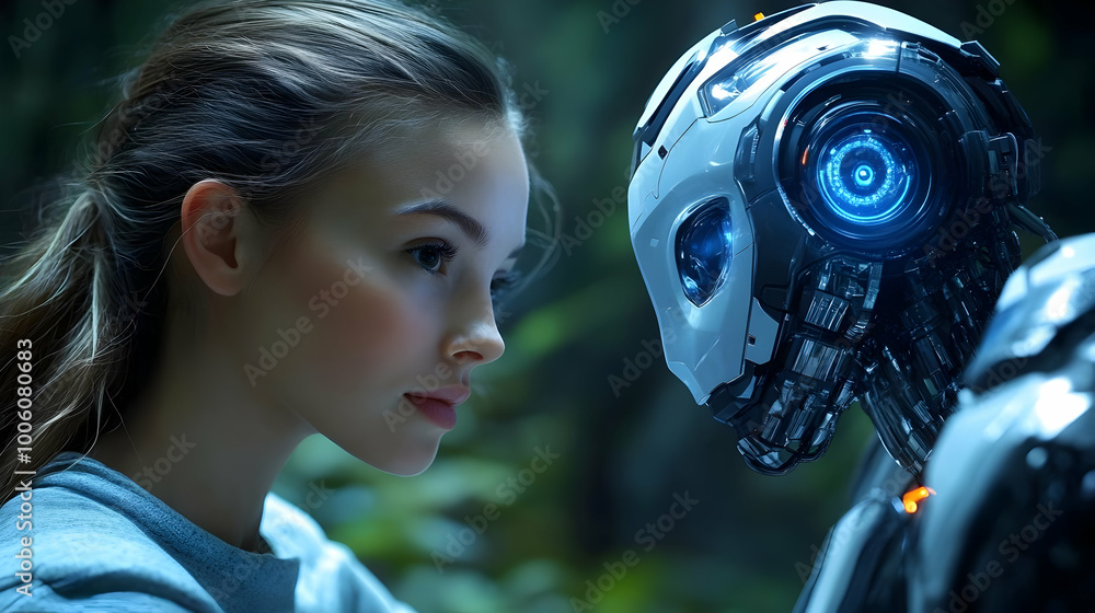 Poster human and robot connection: exploring the future of artificial intelligence