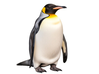 Fototapeta premium a penguin with a yellow and black head