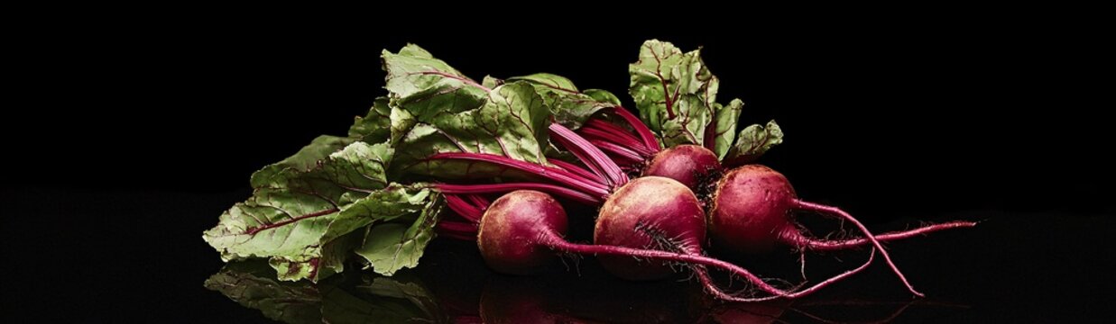 a banner showing beets