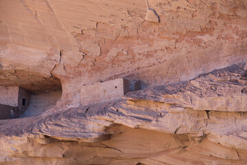 Ancient cliff dwellings at Canyon de Chelly National Monument, Arizona
