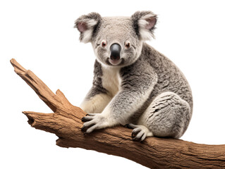 Fototapeta premium a koala bear on a tree branch