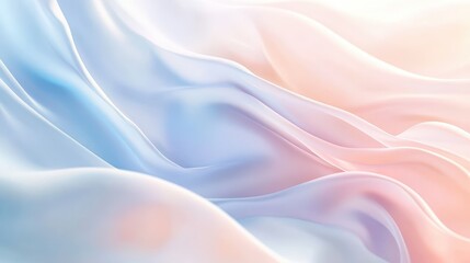 A soft gradient background with smooth transitions from pale pink to soft blue, creating a calming, abstract scene.