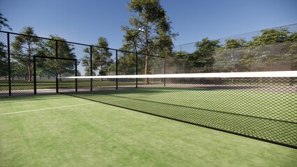 padel tennis net © WINDERFULL STUDIO