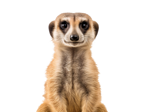 a close up of a meerkat