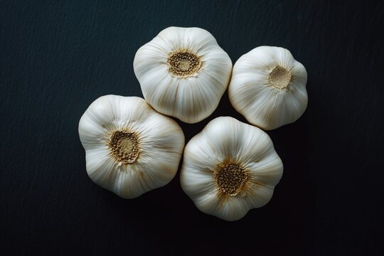 Three heads of garlic