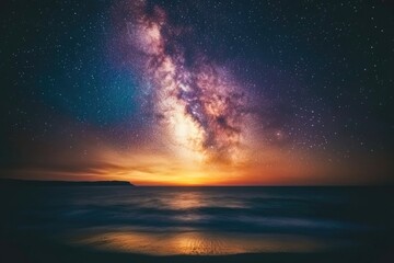 Milky Way over Ocean