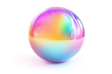 Fototapeta premium Rainbow Plastic Ball