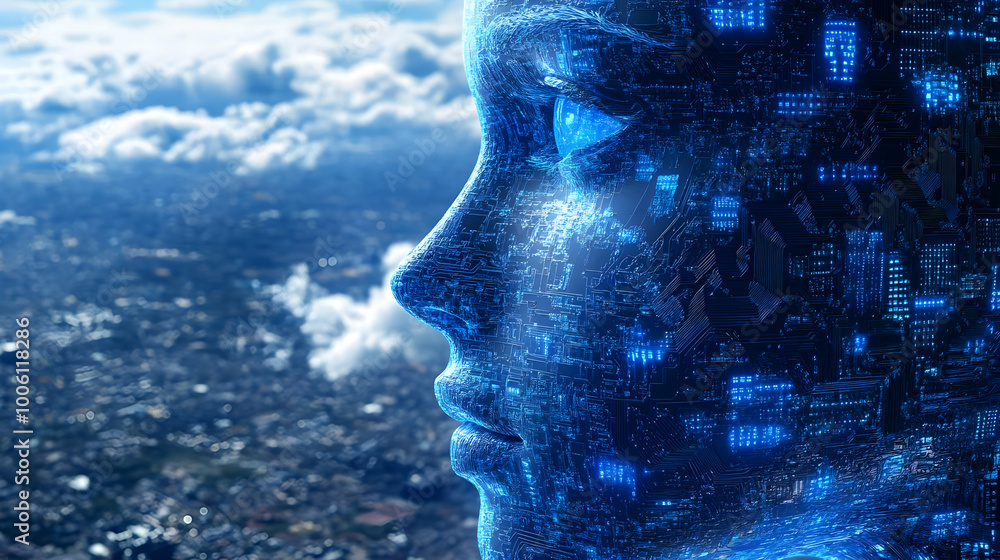 Poster the future of artificial intelligence: a look at how ai will transform our world
