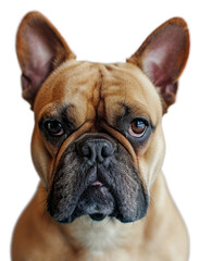 PNG  Dog angry face portrait bulldog animal.