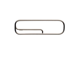 a paper clip on a white background