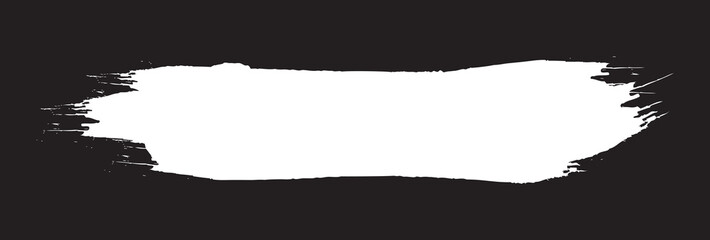 white stroke brush mark, permanent marker lines for underlining and highlight. Black marker strokes line, raw and scratch