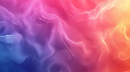 Fototapeta premium Abstract Digital Gradient with Flowing Vibrant Colors in Pink Purple and Orange