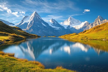 Mountain lake scenery