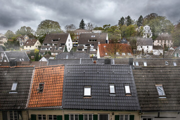 View From the Stair on a Historical Marketplace