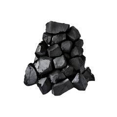 Obraz premium Black Coal Pile