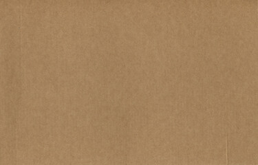 Kraft brown texture paper. Rough cardboard with fiber inclusions. Grunge backdrop and background