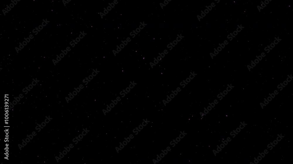 Poster animation loop white particles flow on black abstract background. animation of fiery white glowing f