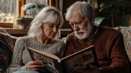 Couple Reading a Book