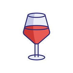 Wine Glass vector icon
