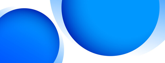 blue and white background with circles