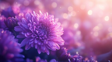 Purple flower in a field