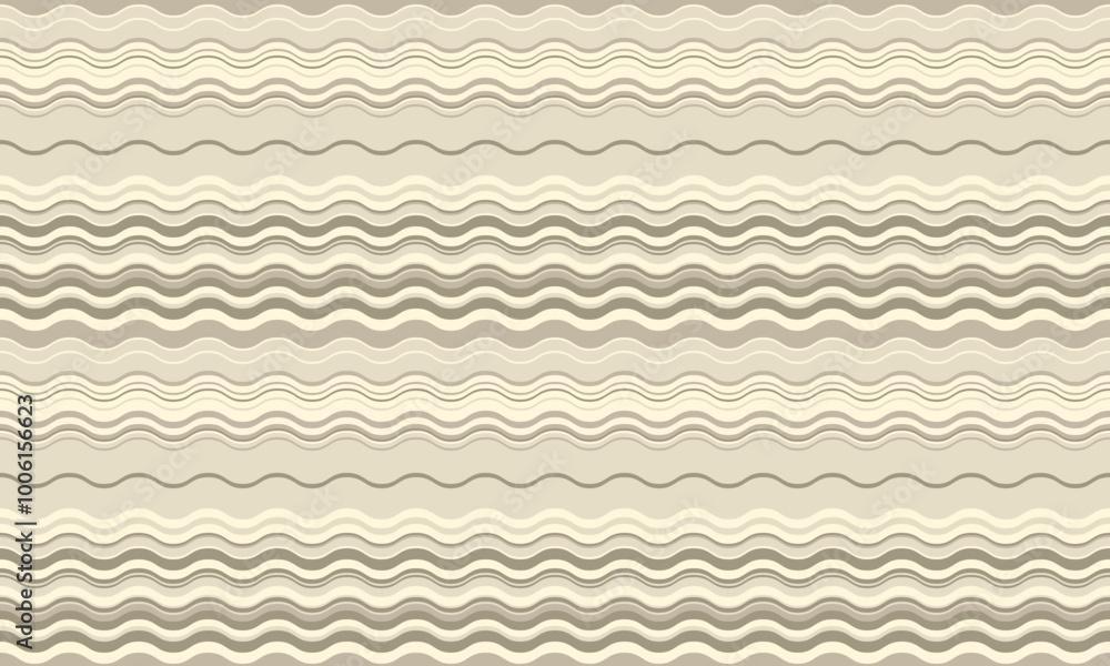 Poster abstract background with wavy stripes in vibrant colors, creating a rippled, liquid effect. smooth c