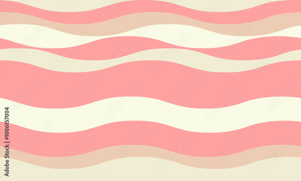 Poster abstract background with wavy stripes in vibrant colors, creating a rippled, liquid effect. smooth c