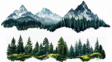 Nature's Watercolor Palette

