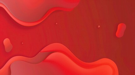 Vivid red fluid colorful background creating a mesmerizing and dynamic visual experience. A stunning blend of rich red hues and fluid textures that evoke a sense of passion and energy