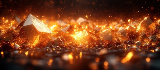 Golden Crystal Explosion