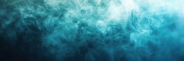 Fototapeta premium Ethereal Blue Haze: A Mystical Abstract Background for Calm and Contemplation