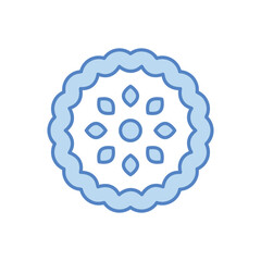 Pecan Pie vector icon