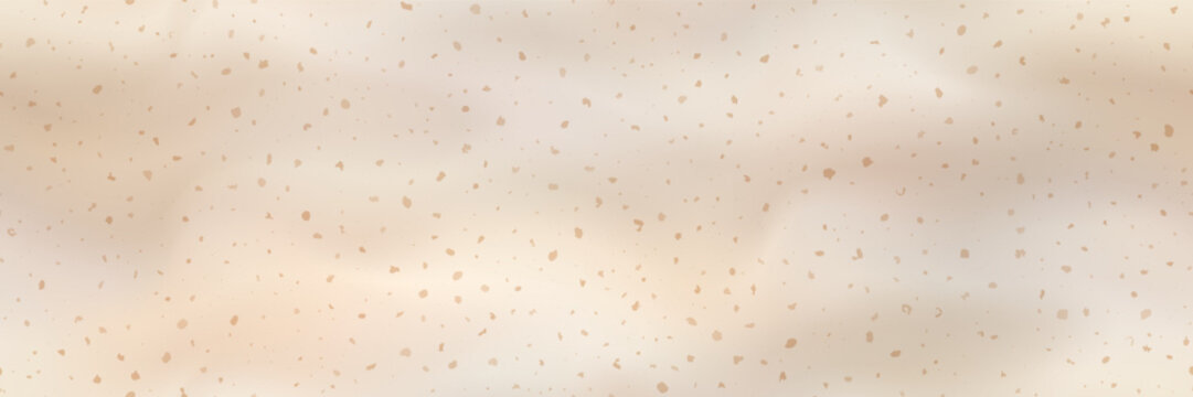 Seamless texture of freckles on nude skin gradient. Melanin dots bg. Eggshell pattern