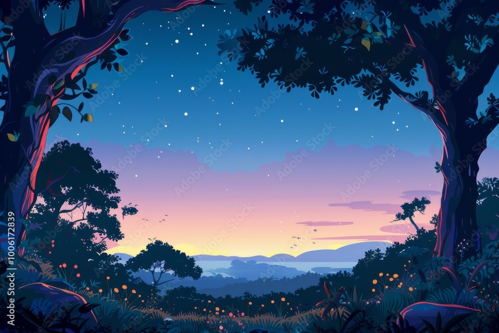 Poster lofi background with ample area for text.