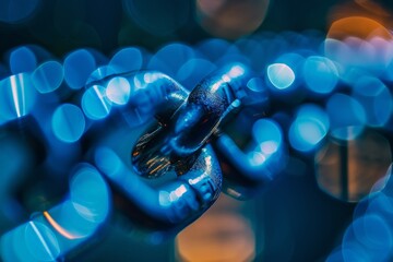 Blockchain Developer: Explore blockchain solutions for promoting transparency and trust in multicultural settings. , background blur