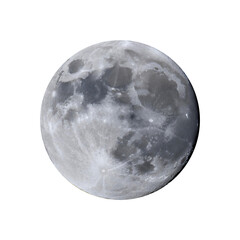 Obraz premium Full moon illuminating the night sky, representing lunar phases, astronomy, and nighttime beauty.
